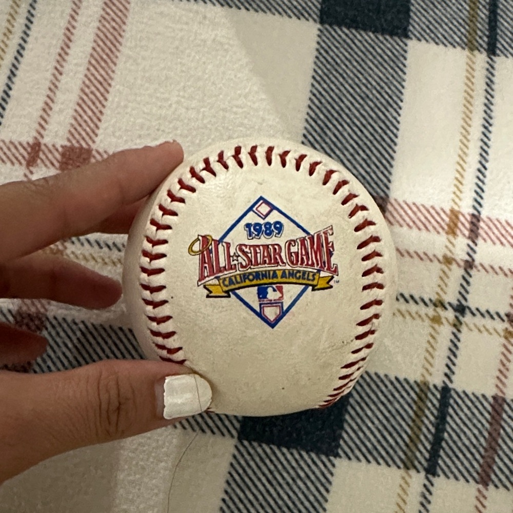 Scott Helping Hand Baseball with Blue and Red Accents